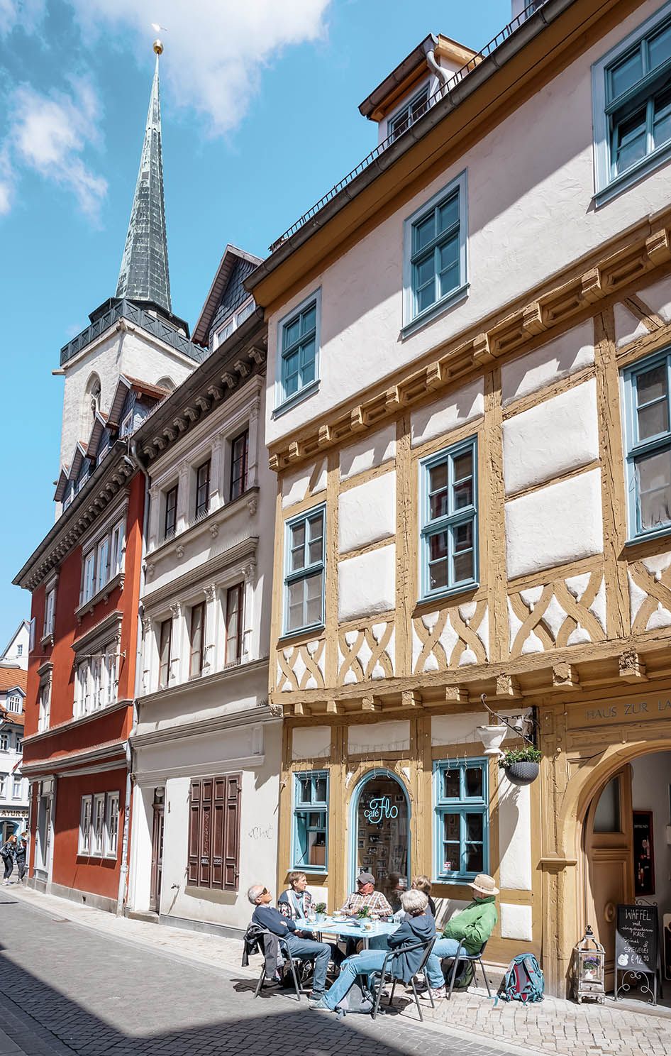 Ambiente de verano en Weimar.
