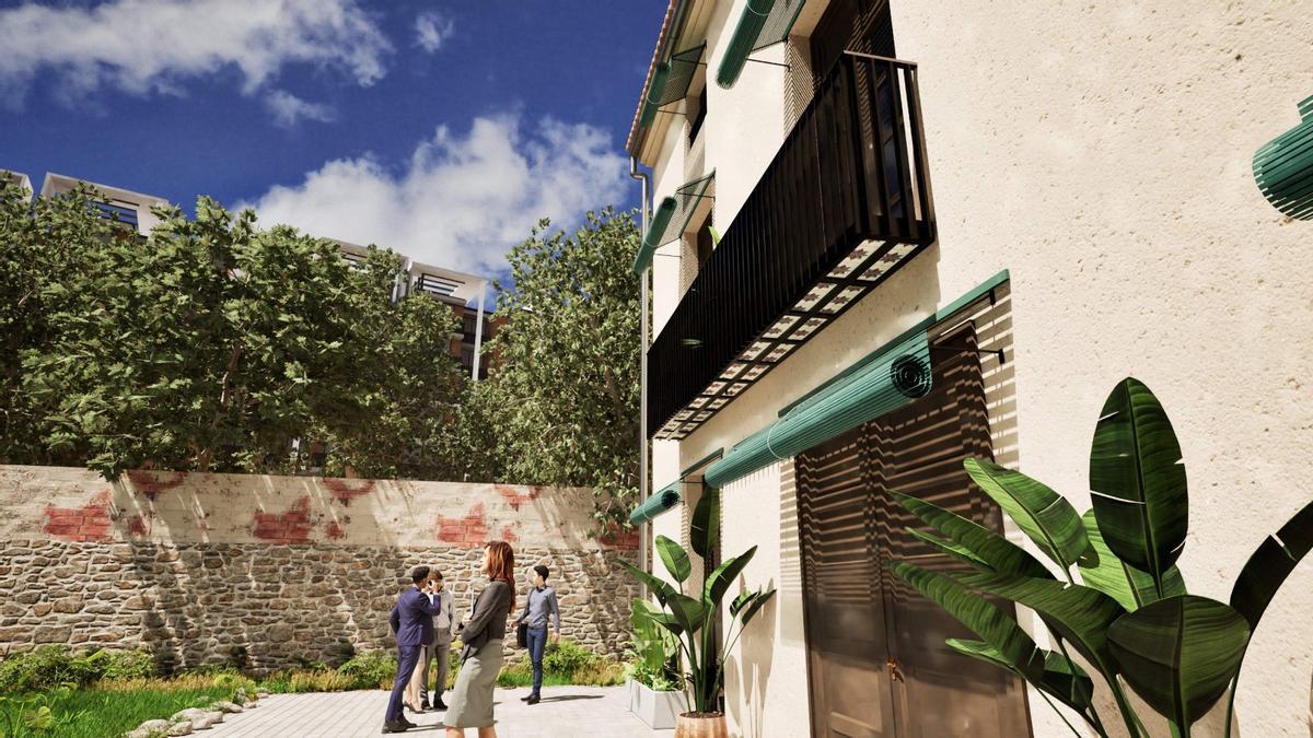 La 'nueva' Alquería del Tenis de València tras su rehabilitación