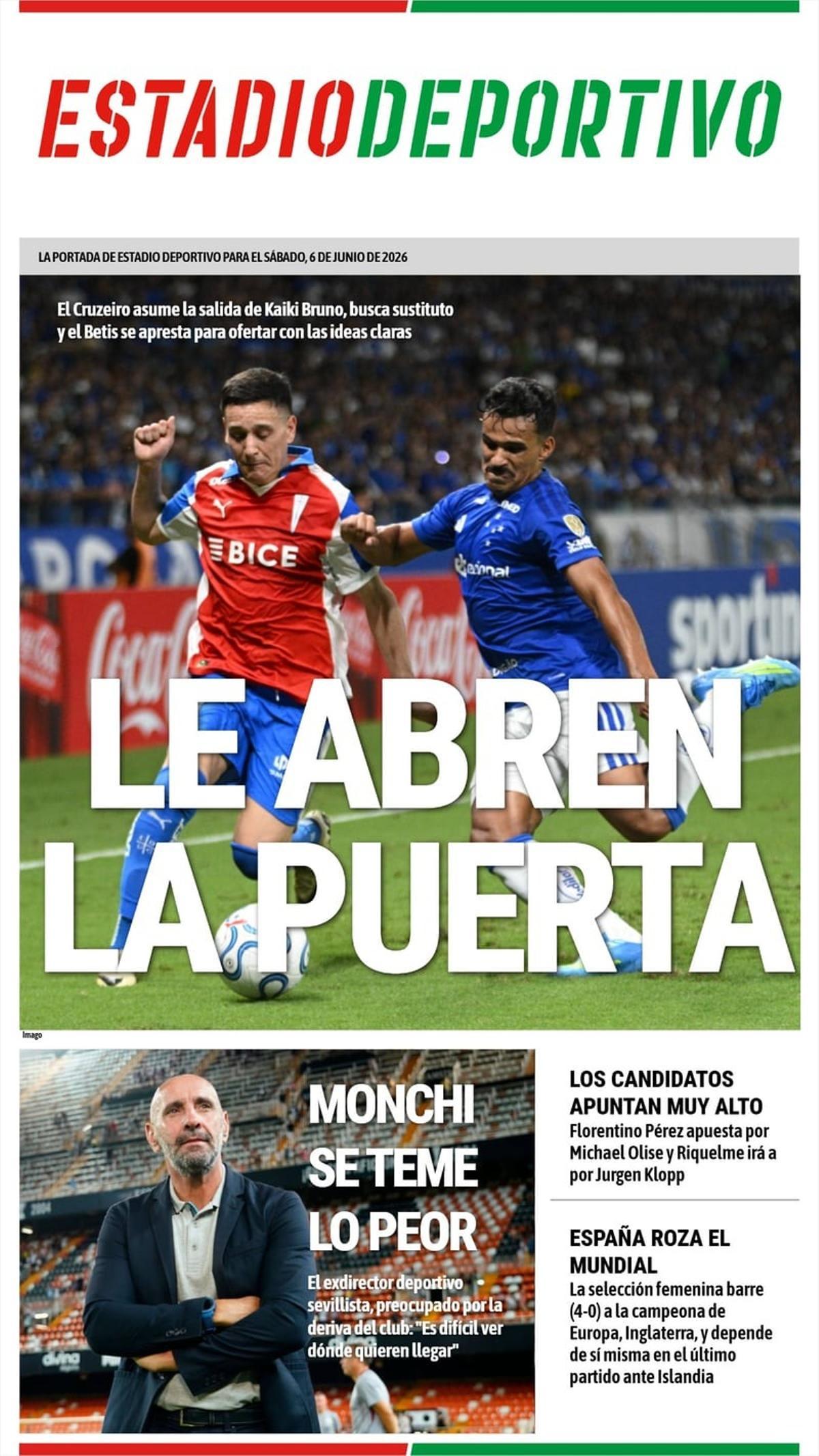 Estas son las portadas de la prensa deportiva de hoy