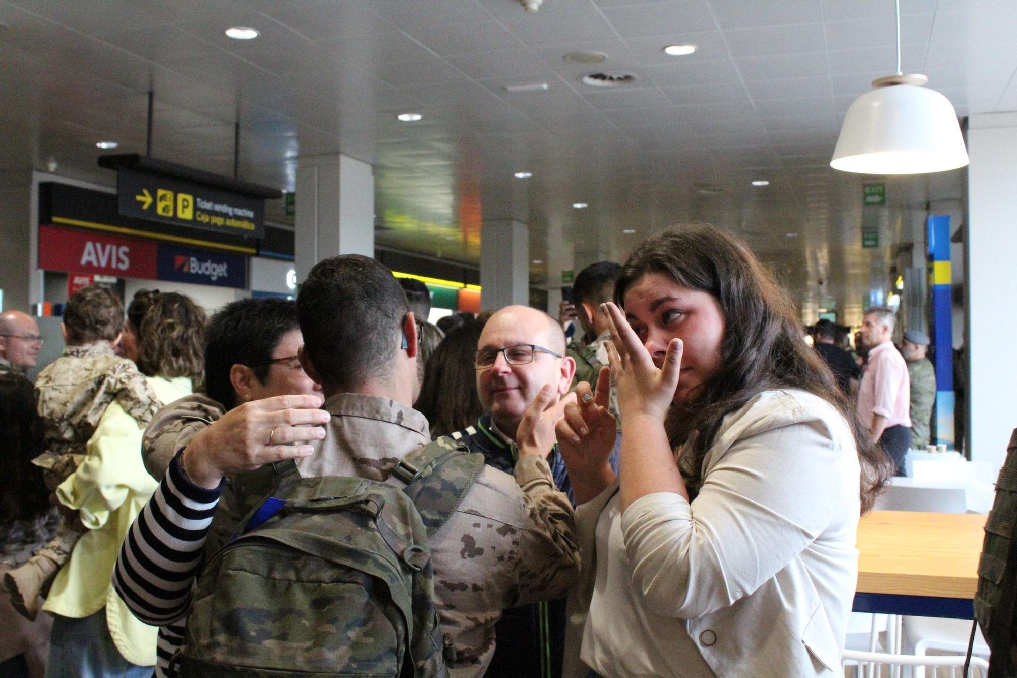 En imágenes: Llegada de la 2ª rotación de personal del contingente de la operación A/I XV de IRAQ al Aeropuerto de Asturias