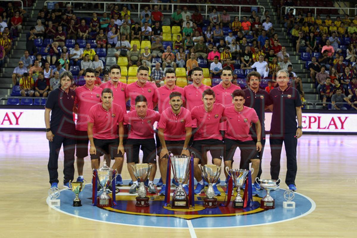 Las mejores imágenes del Barça-Burela Las mejores imágenes del Barça-Burela