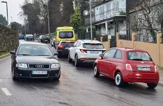 Aviso a los conductores de Santiago: el corte de dos calles complica los accesos al CHUS este fin de semana