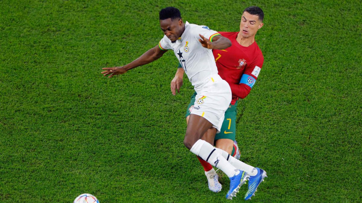 Cristiano durante el Portugal - Ghana