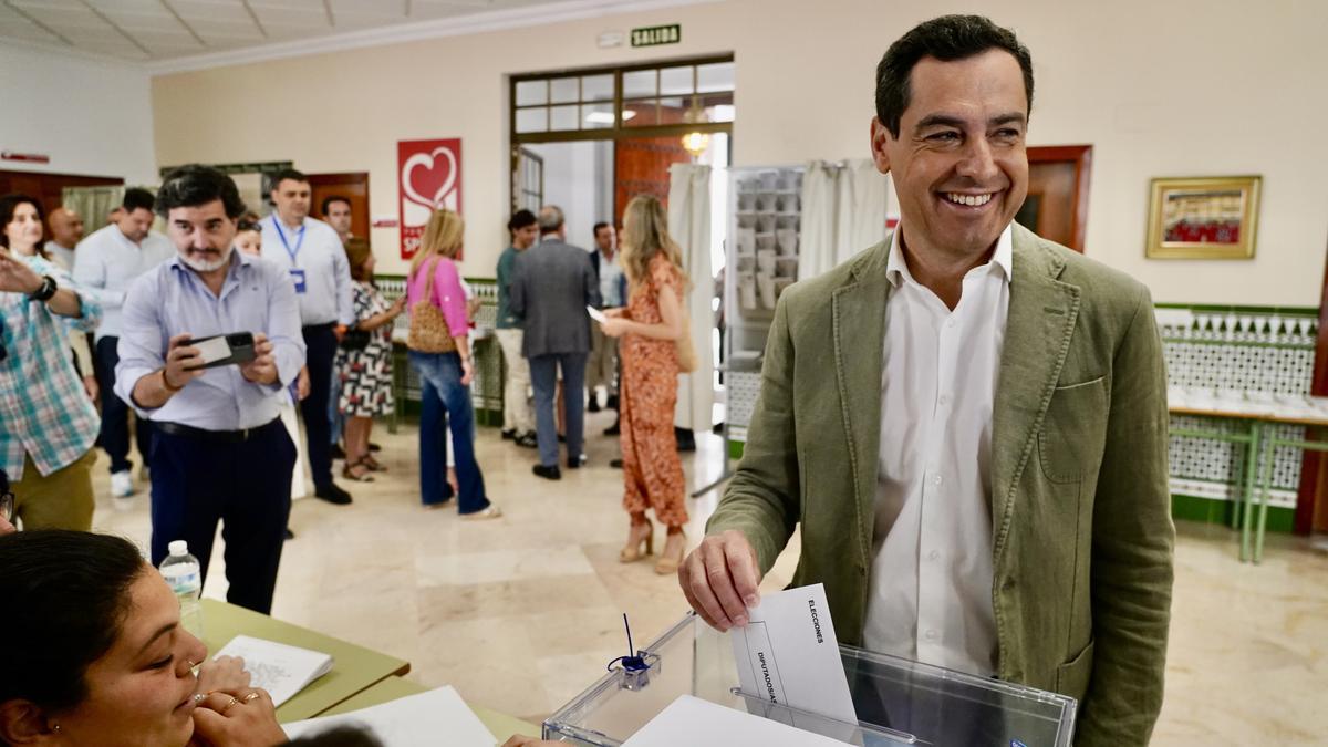 La jornada electoral del 9J en Málaga, en imágenes