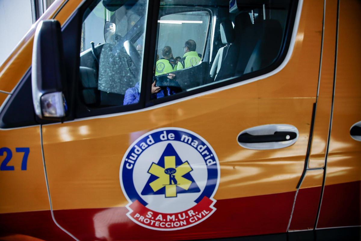 Una ambulancia del SAMUR-Protección Civil de Madrid.