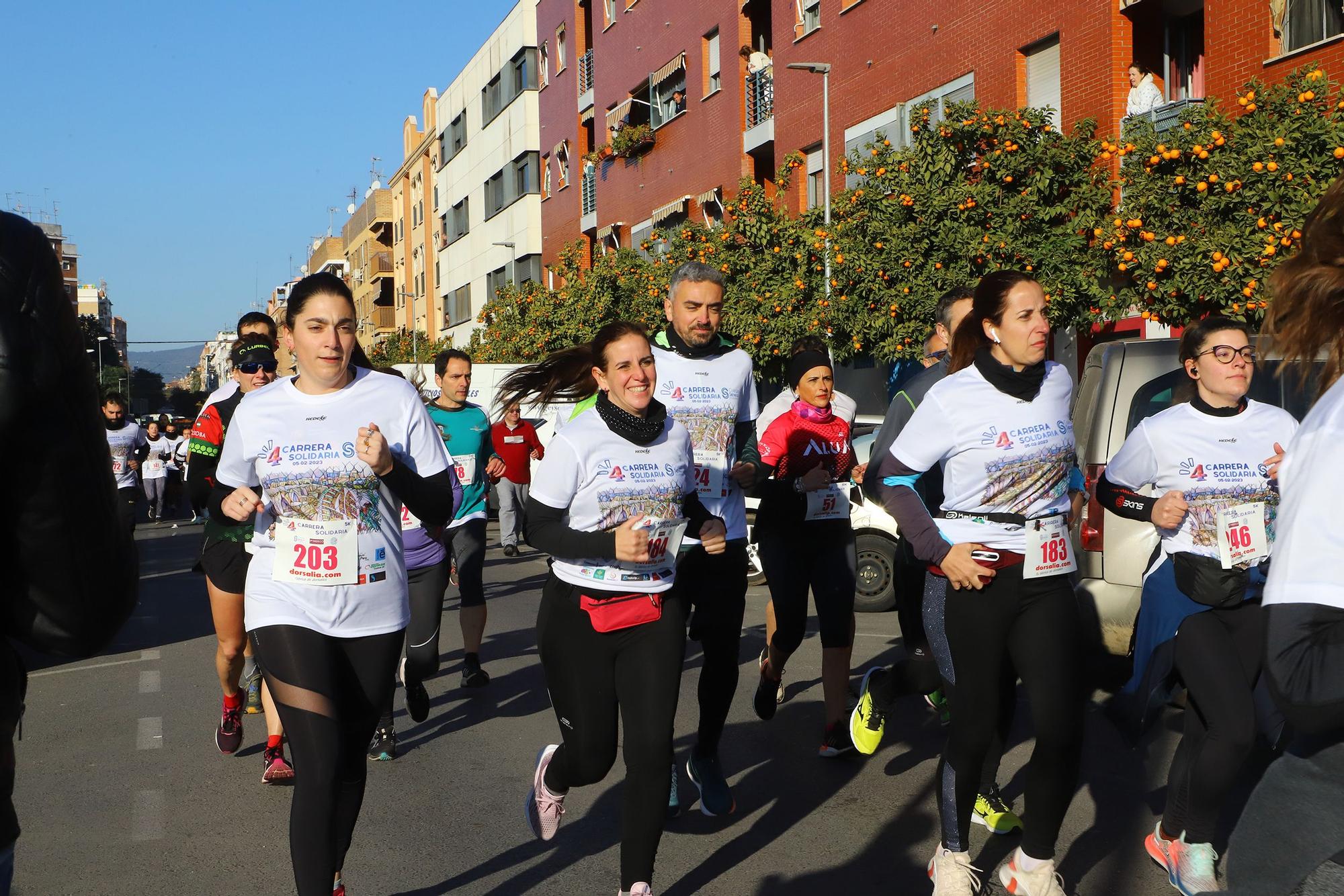 Carrera solidaria a favor del banco de alimentos de la parroquia de Fátima.