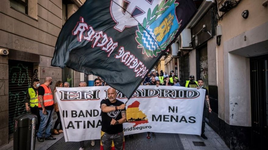 Manifestación neonazi en Chueca, Madrid