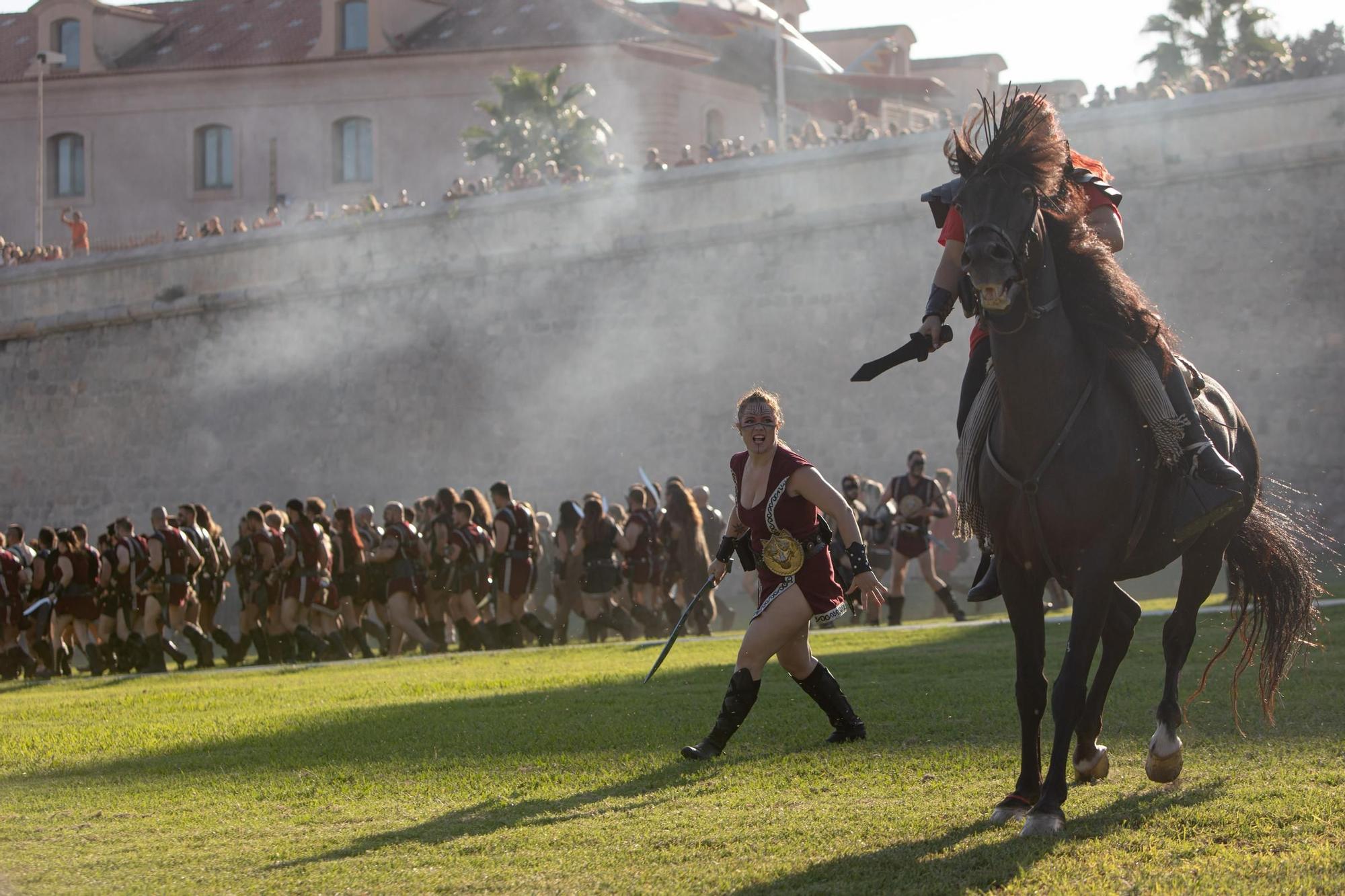 Batalla de Carthagineses y Romanos