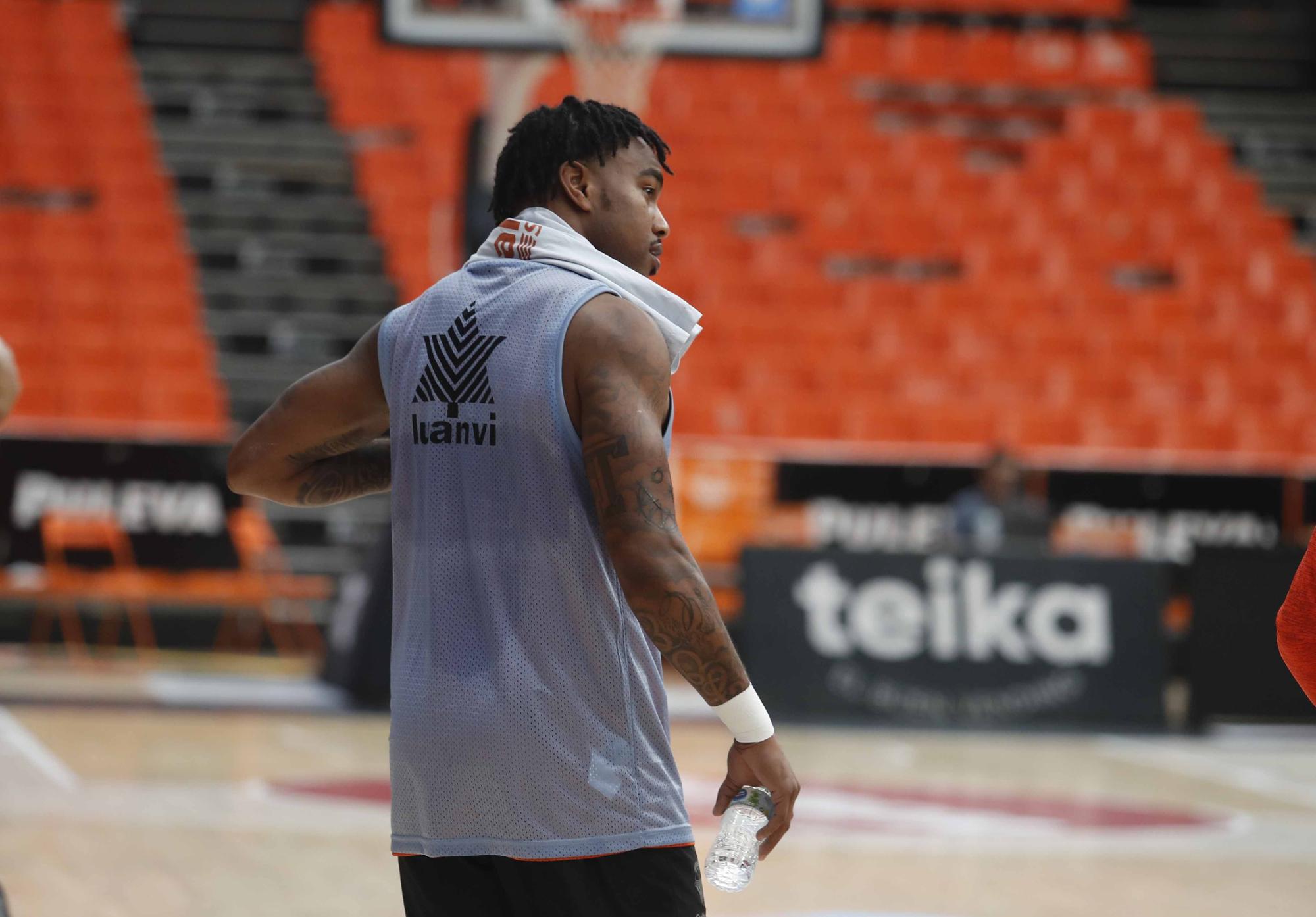 Así fue la sesión de entrenamiento para Valencia Basket