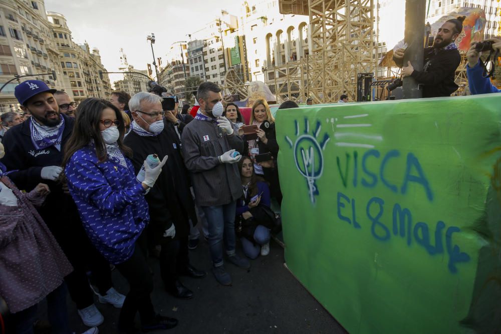 Proceso creativo de la falla municipal