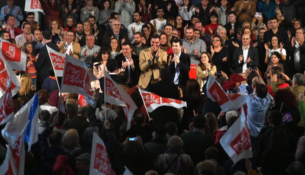 Mitin de Pedro Sánchez en A Coruña