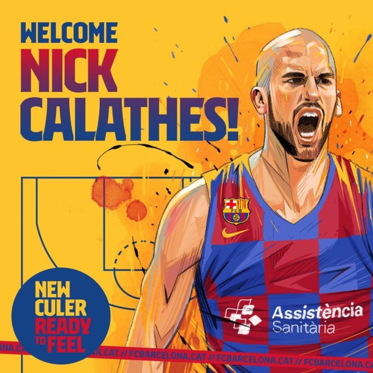 El Barça le da la bienvenida a Calathes