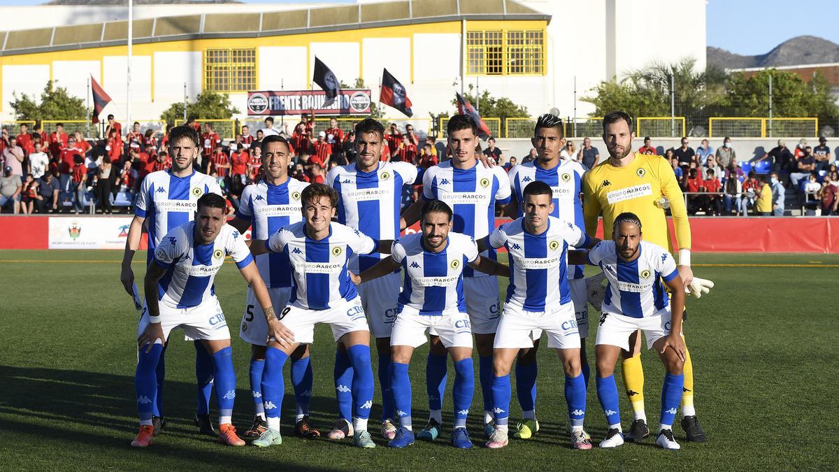 Formación de titular del Hércules que se impuso en el estadio San Miguel de Pulpí por 0-4 el domingo.