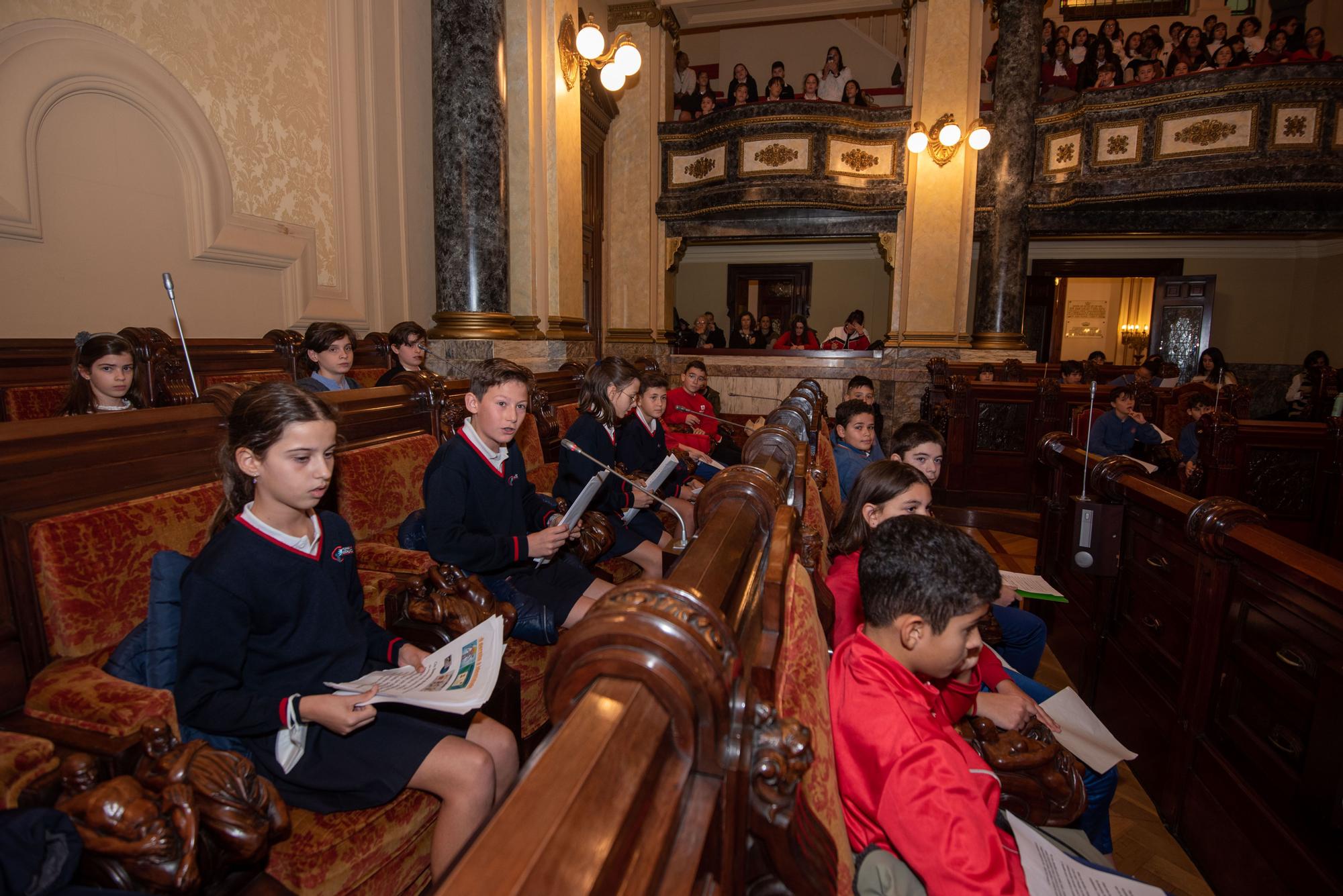 Pleno infantil en María Pita