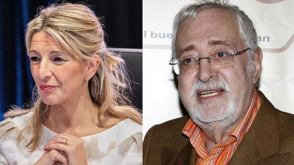 Yolanda Díaz y Antonio Ozores