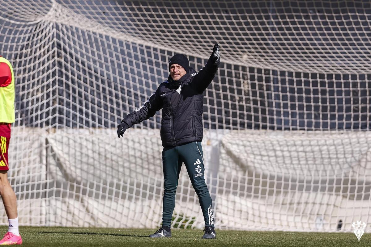 Alberto González, entrenador del Albacete Balompié.