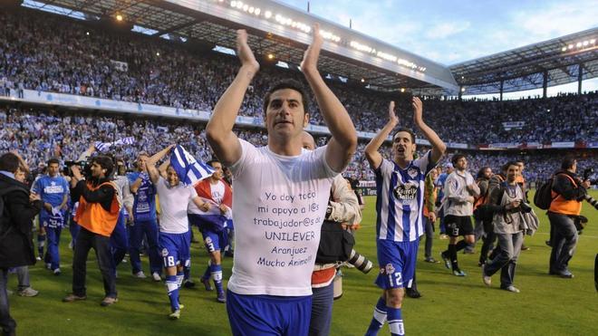Riki: "El ascenso con el Deportivo fue una liberación, sobre todo por el partido del Valencia, en el que tuve muchas ocasiones y no entró la pelota"