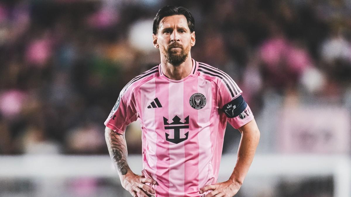 Messi, en el último encuentro con Inter Miami