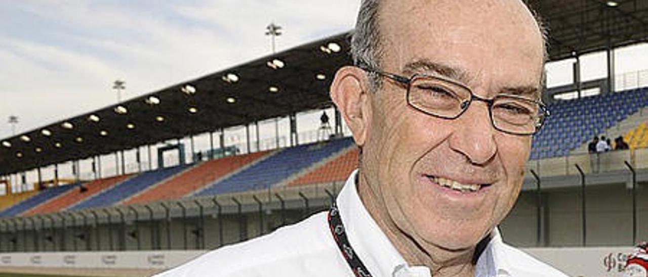 El consejero delegado de Dorna, Carmelo Ezpeleta, en el circuito de las Américas.