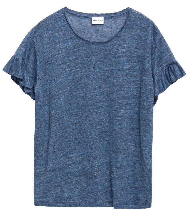 Las rebajas de Bimba y Lola, los 15 imprescindibles: camiseta con volantes