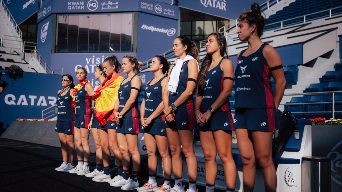 El equipo español femenino del Mundial