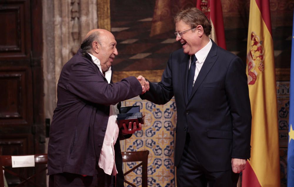 Acto institucional por el 9 d'Octubre en el Palau de la Generalitat