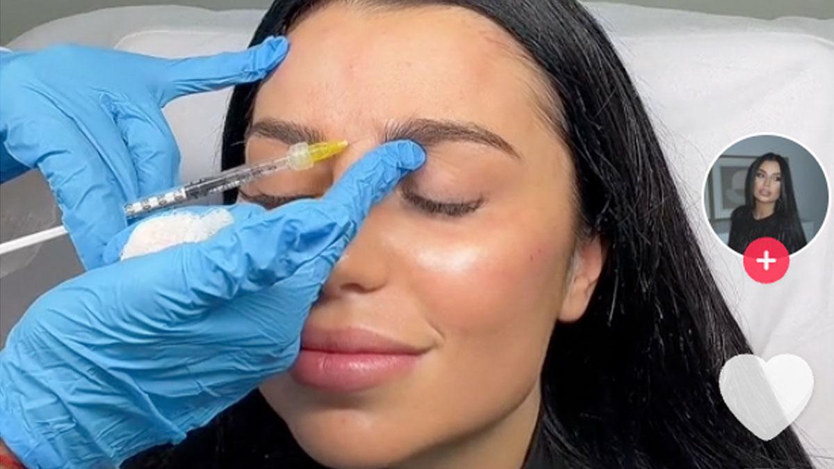 Gabriella Hahlingag se pincha esperma de salmón