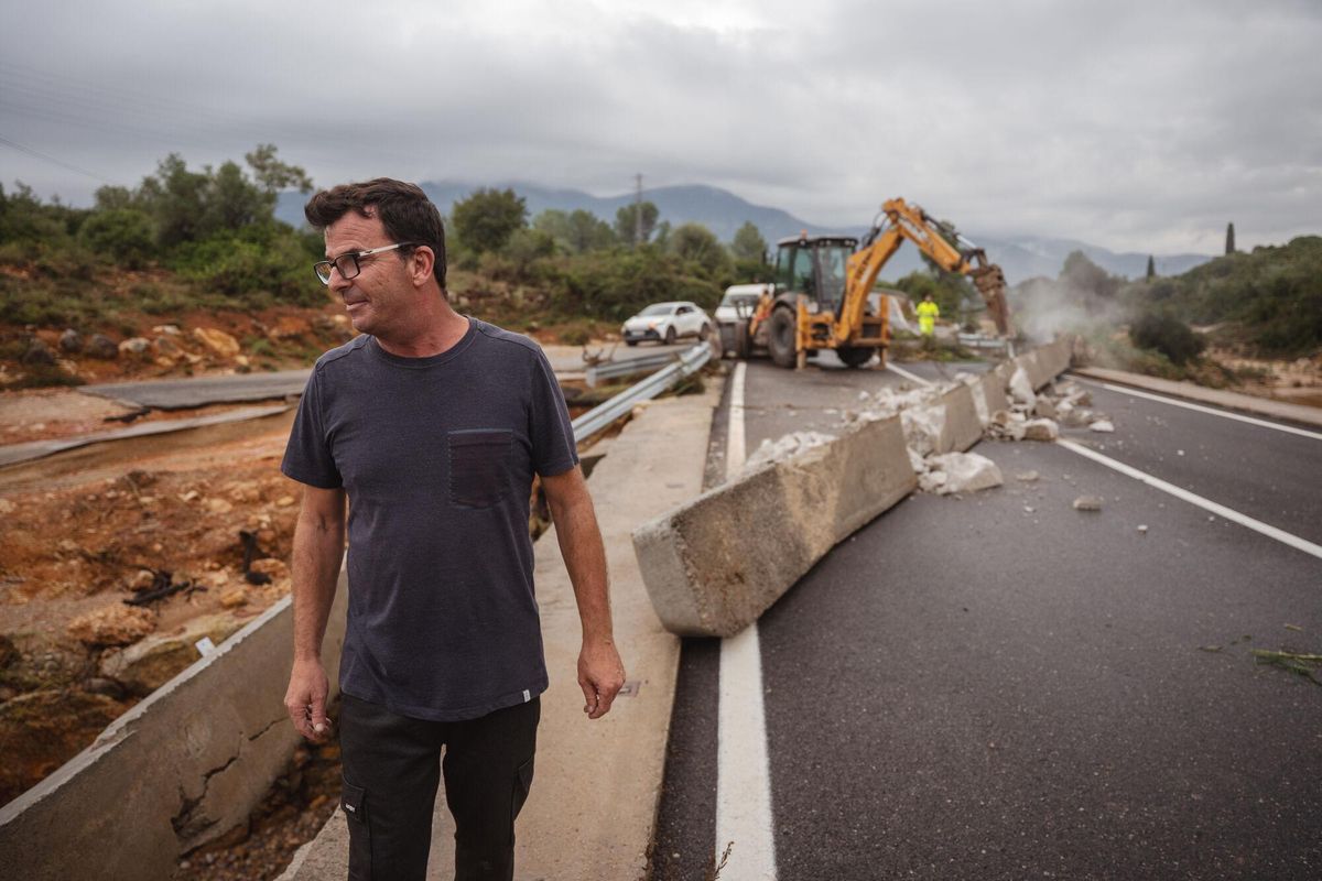 Destrosses provocades per la dana al Montsià