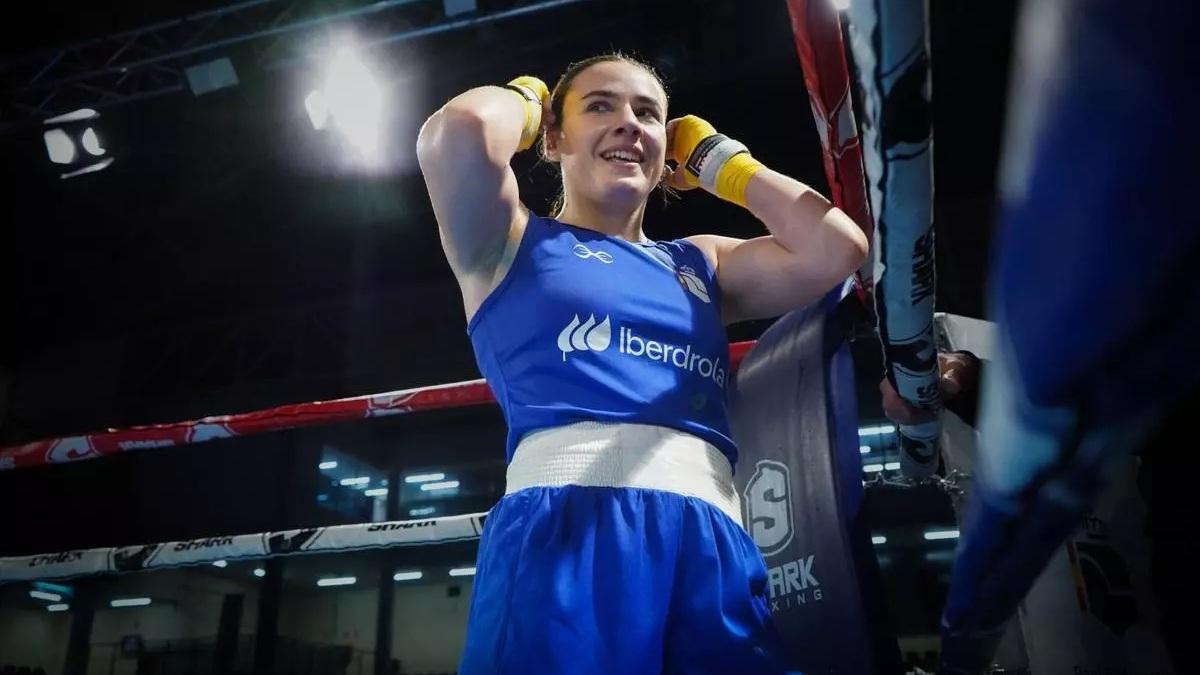 Noelia Gutiérrez, durante su reciente combate celebrado en Córdoba.