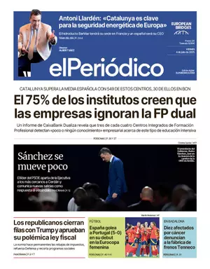 La portada de EL PERIÓDICO del 4 de julio de 2025