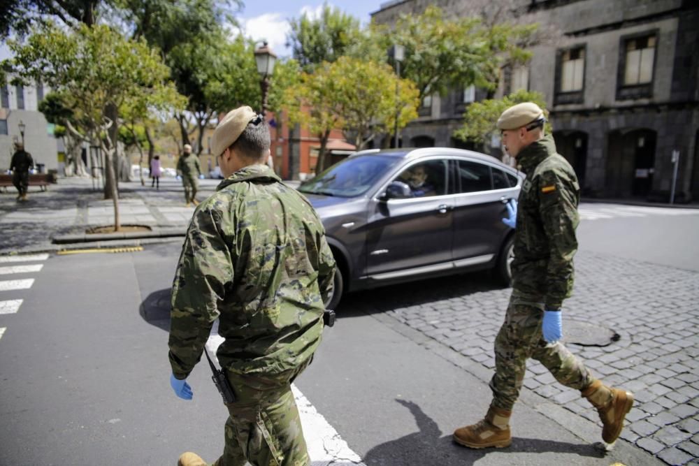 Militares en La Laguna