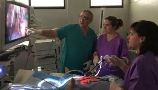 El "profe" de los ginecólogos "laparoscopistas"