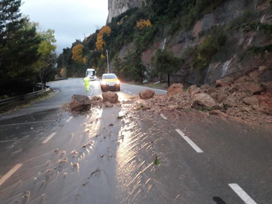 Esllavissada a Montserrat