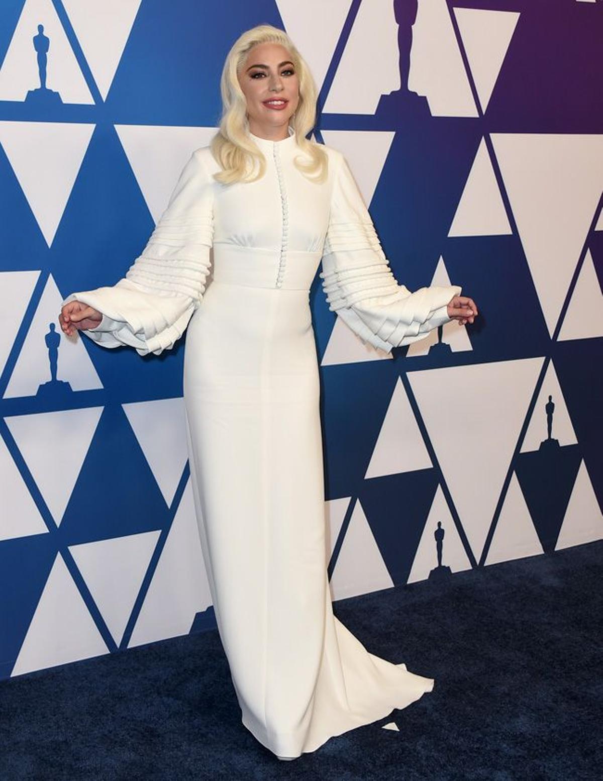 Lady Gaga en la cena de nominados de los Premios Oscar 2019
