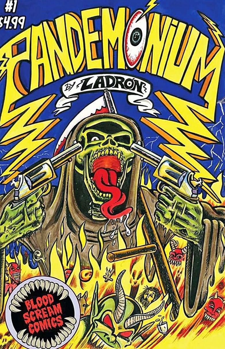 Portadas de las antologías de Ladrón para EE UU y España.