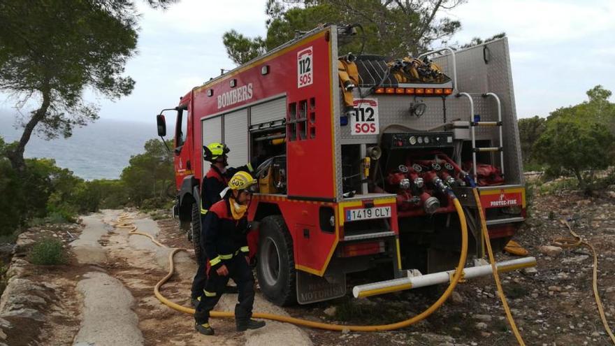 Libertad con cargos para el padre e hijo detenidos por incendios en Formentera
