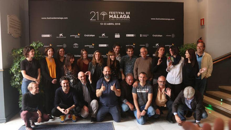 Los ganadores de la XXI edición del Festival de Málaga.