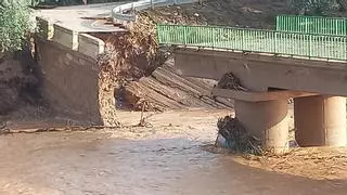 Estado de las carreteras en Aragón tras las fuertes lluvias: cuatro permanecen cortadas