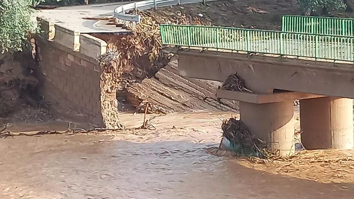 Estado de las carreteras en Aragón tras las fuertes lluvias: cuatro permanecen cortadas
