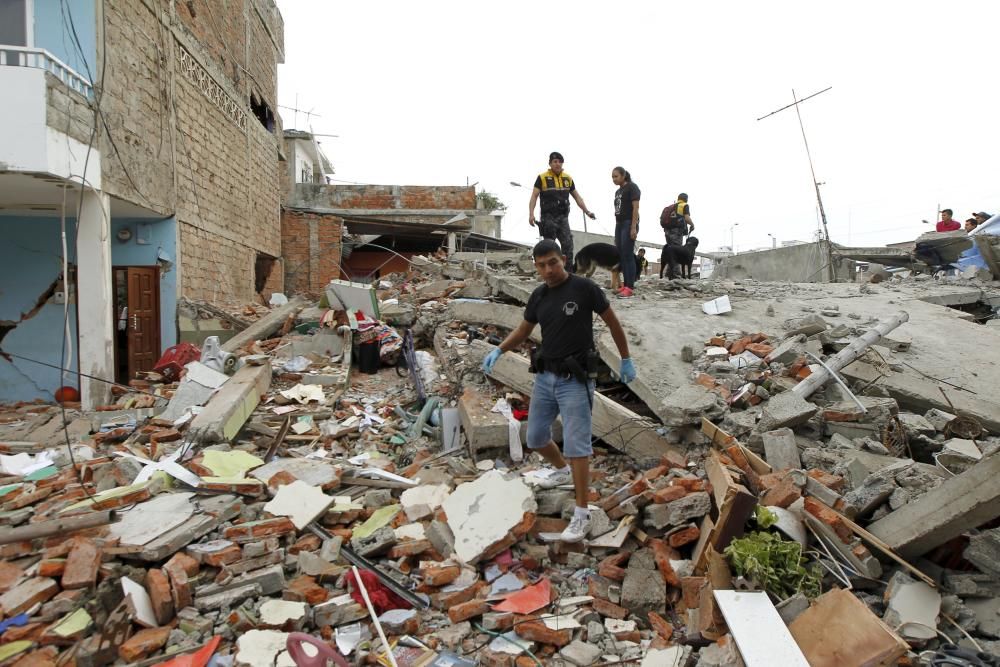 Un terremoto de 7,8 grados ha causado decenas de muertos en Ecuador.