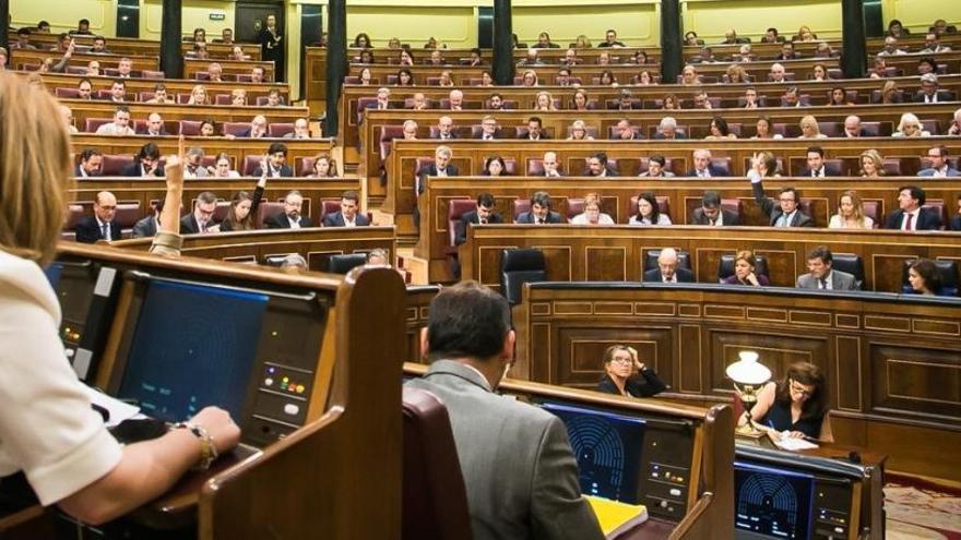 Diputados en el Congreso.