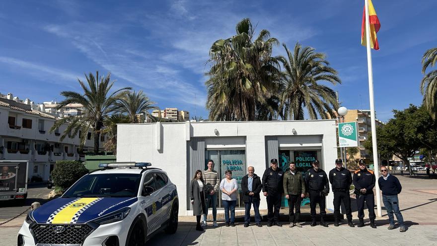 El retén de la playa de la Policía Local de la Pobla de Farnals operará todo el año