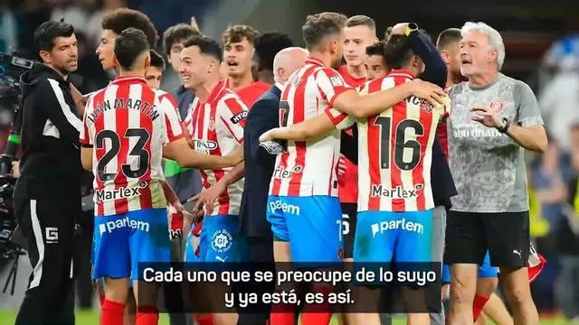 Míchel: "No miro la tabla ni por abajo ni por arriba"