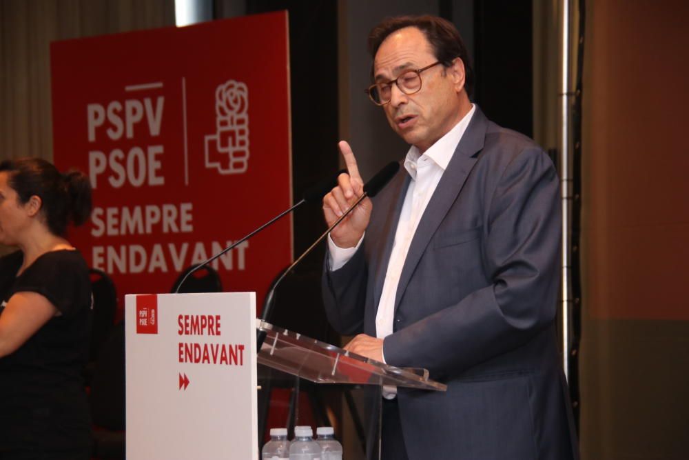 Presentación de la candidatura del PSOE en Alcoy.