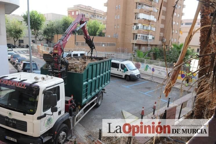 Desalojo y limpieza de la guardería de La Fama