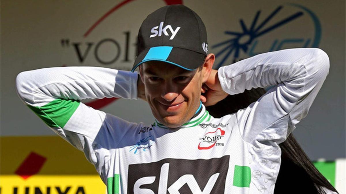 Richie Porte se puso el maillot blanco de vencedor de la Volta