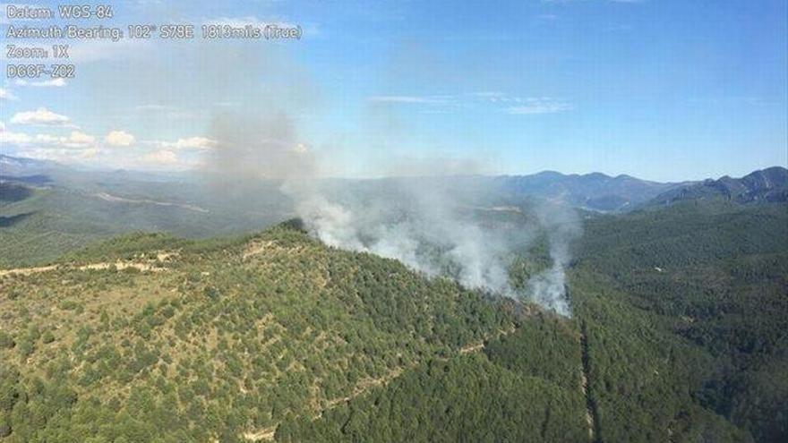 Controlado el incendio forestal que amenazaba Riglos tras arrasar 5 hectáreas