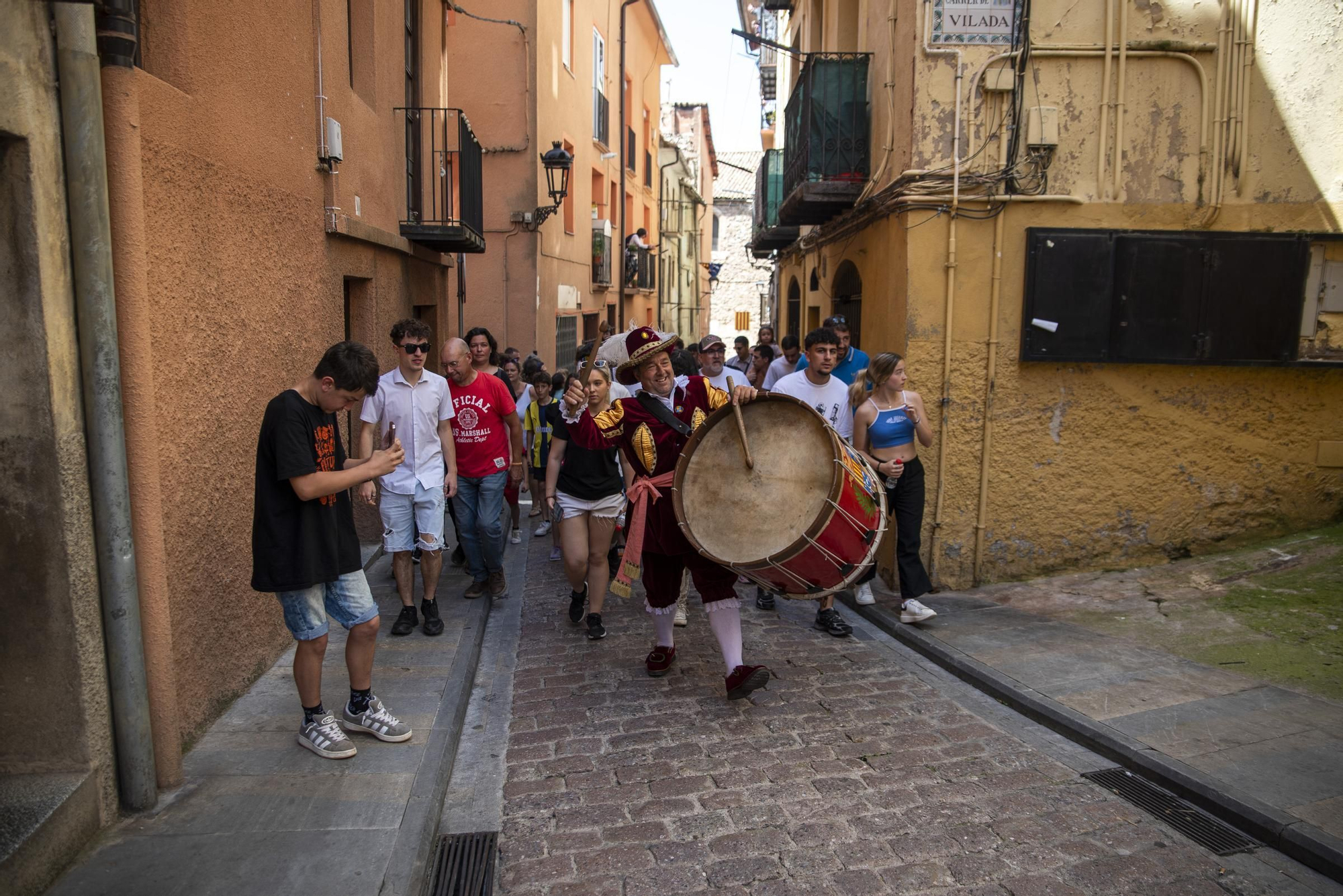 Ple de Patum i cercavila del Tabal a Berga
