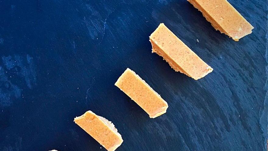 Turrón blando casero.