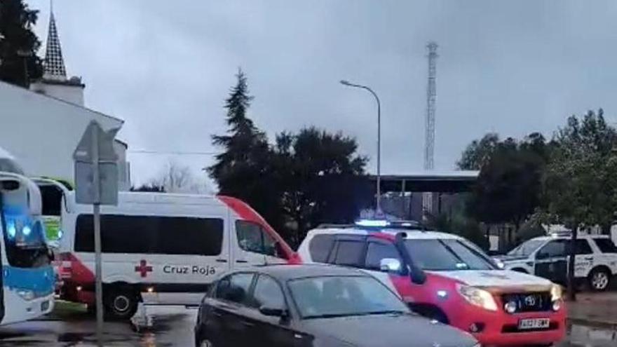 Vídeo | Acceso a Valuengo durante la evacuación